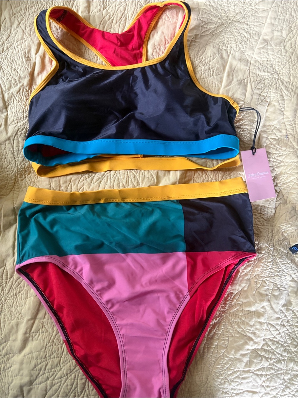Juicy Couture colorblock 2 piece